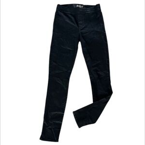 Madewell skinny skinny wax coated pull on jeans size 27